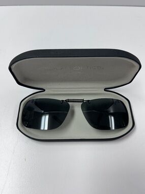 Polar Optics Clip-On Sunglasses with Case – Polarized Lenses